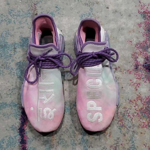 Adidas Pharrell × NMD Human Race Trail Holi Festival Mens Size 10 - Picture 6 of 16